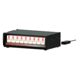 Base for FLEXRACK™ stackable tobacco and OTP display system – accommodating up to 117 Tobacco packs (illuminated)