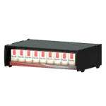 Stackable unit for FLEXRACK™ tobacco and OTP display system – accommodating up to 117 Tobacco packs (illuminated)