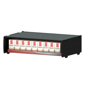 Stackable unit for FLEXRACK™ tobacco and OTP display system palram 4u
