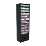BACKBAR tobacco and OTP display rack (2′), without header, accommodating up to 1,404 cigarette packs
