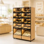 Bakery Endcap Display Case – 28 SKU Open Base