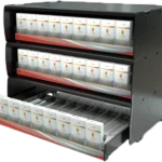 Set of 3 stackable units for FLEXRACK™ tobacco and OTP display system – accommodating up to 351 Tobacco packs (includes base unit)