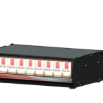 Base for FLEXRACK™ stackable tobacco and OTP display system – accommodating up to 117 Tobacco packs (illuminated)