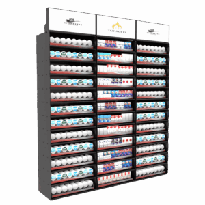 FLEXRACK™ Tobacco TOWER X3 set for up to 4,212 cigarette packs and OTP