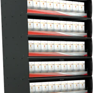 Set of 5 stackable units for FLEXRACK™ tobacco and OTP display system - accommodating up to 585 Tobacco packs (includes base unit)